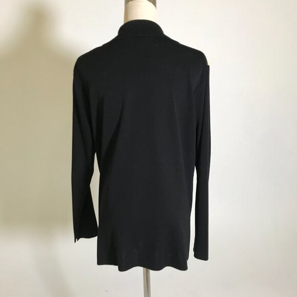 Blue and Yellow Misook Cardigan - Picture 3 of 3